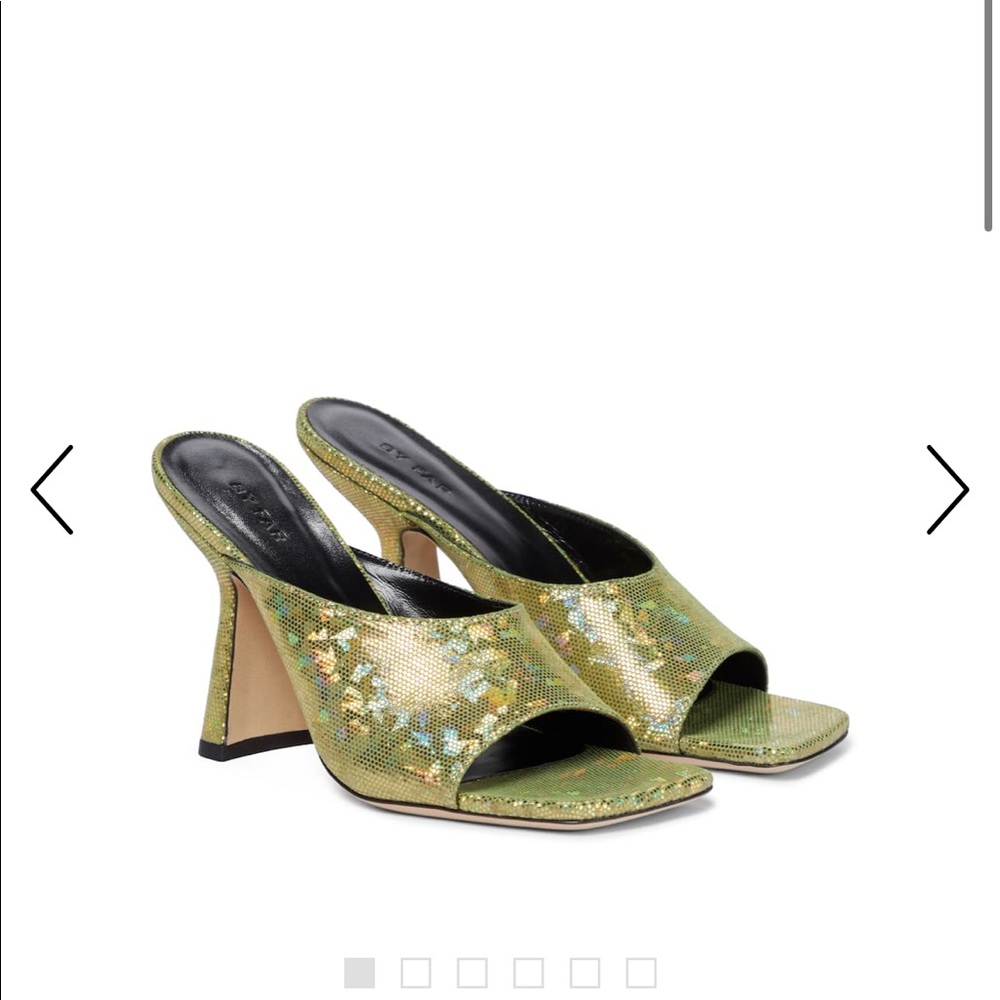 by far zaya holographic heels